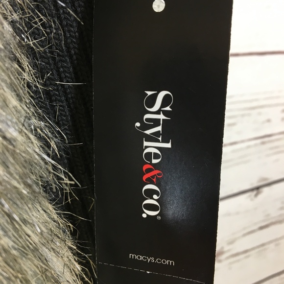 Style&co Furry Sleeveless Vest NWT - Picture 4 of 8